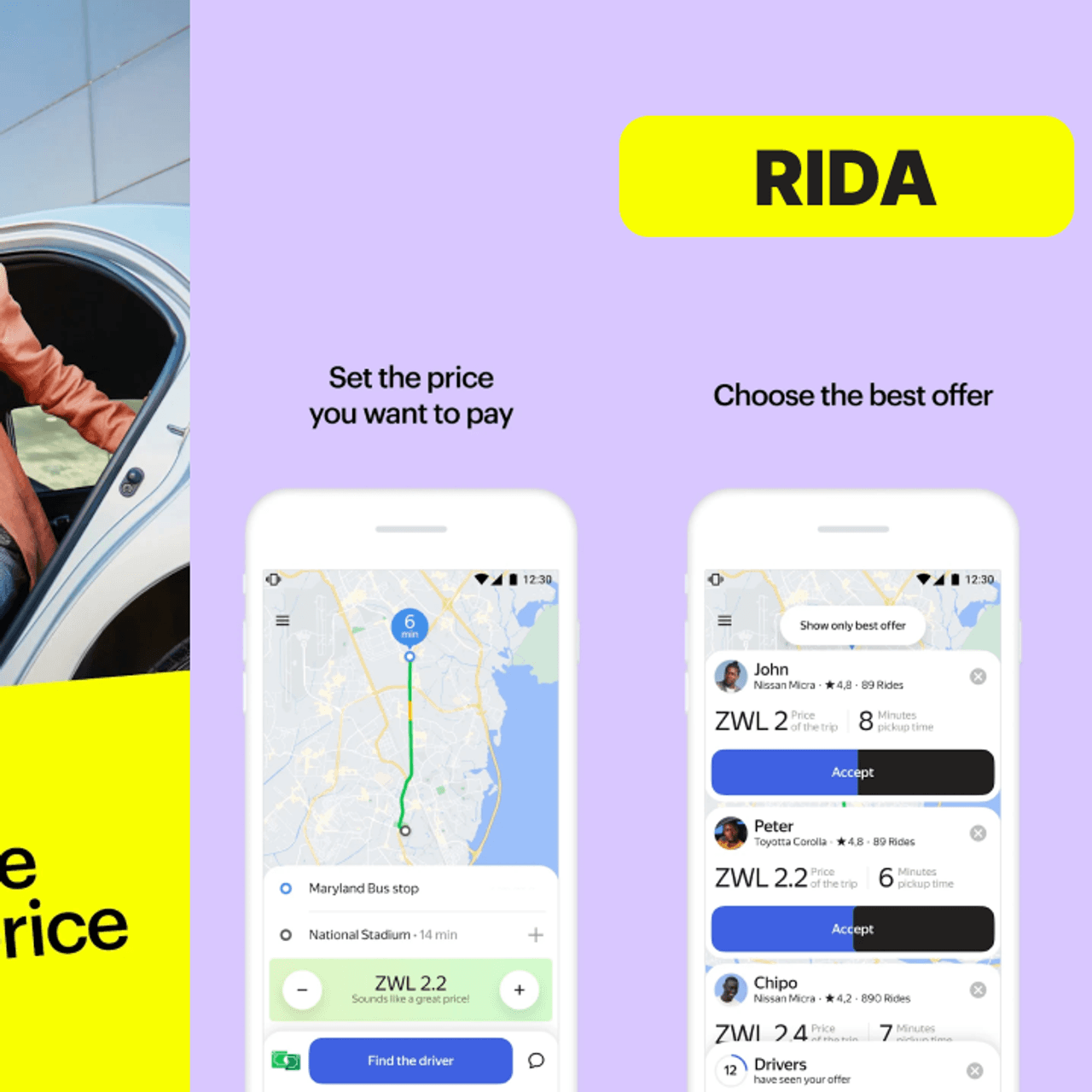 Rida App Screenshots - IBZIM Blog