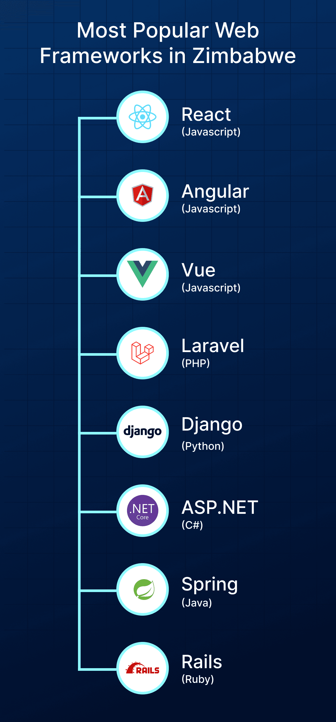 Most Popular Web Frameworks in Zimbabwe - IBZIM Blog